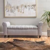 Kelly Clarkson Home Allegro Upholstered Bench & Reviews | Wayfair Narrow Bench, Upholstered Storage Bench, Storage Ottoman Bench, Noble House, Upholstered Storage, Upholstered Bench, Ottoman Bench, Extra Seating, House Of Hampton