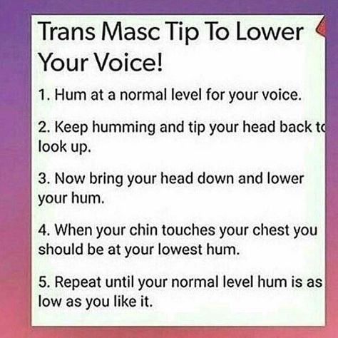 Genderfluid Tips, Voice Overs, Trans Boys, Singing Tips, Voice Acting, Trans Pride, Gender Identity, Lgbtq Pride, Just In Case