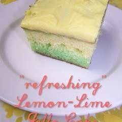 Refreshing Lemon Lime Jello Cake Lime Jello Cake, Lemon Jello Recipes, How To Make Desserts, Perfect Cake Recipe, Melon Cake, Lemon Jello, Jello Cake, Jello Recipes, Desserts To Make