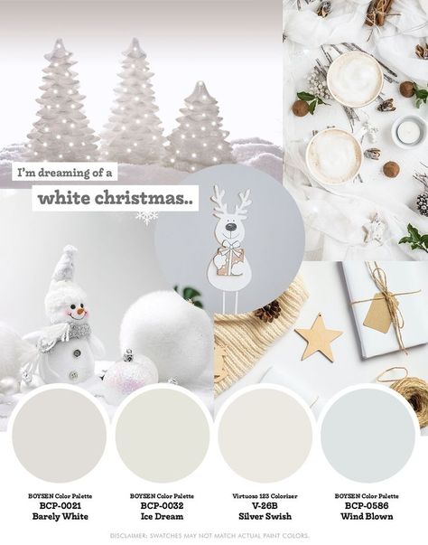 Christmas Palette, Color Quiz, Christmas Color Palette, Interior House Colors, Color Fits, Christmas Color, Space Ideas, Paint Color, Winter White