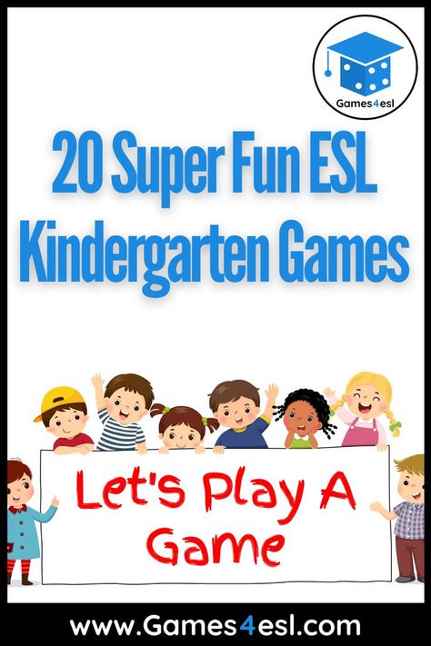 Check out our favorite FREE ESL Kindergarten games and activities. Esol Kindergarten Activities, Pre K Esl Activities, Language Games For Preschool, English Games For Preschoolers, Esl Classroom Games, Preschool Esl Activities, Esl Kindergarten Activities, Esl Preschool Activities, English Games For Kindergarten