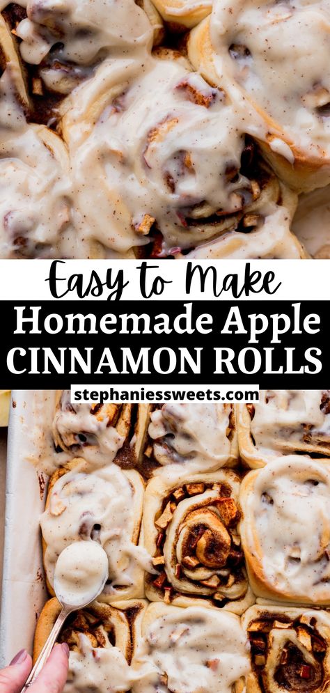 Apple Cinnamon Sweet Rolls, Apple Pie Cinnamon Rolls With Cream Cheese Icing, Apple Cinnamon Roll Recipe, Apple Crumble Cinnamon Rolls, Apple Rose Cinnamon Rolls, Apple Cinnamon Rolls Easy, Apple Cream Cheese Bread, Apple Filled Cinnamon Rolls, Apple Pecan Cinnamon Rolls