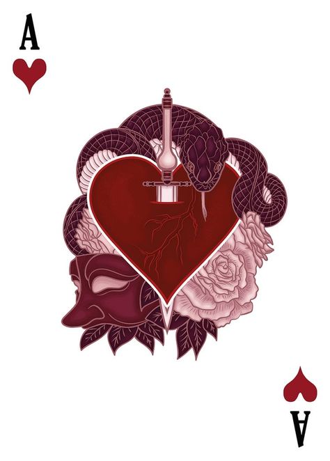 Jack Of Clubs, Sinbad The Sailor, Abstract Tattoo Ideas, Count Of Monte Cristo, Ace Card, Playing Cards Art, Ace Of Hearts, Monte Cristo, Playing Cards Design