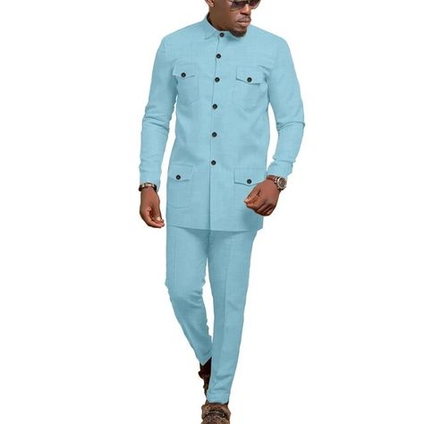 African Suits, African Male Suits, Fit Outfits, Classy Short Dresses, Costume Africain, African Suit, African Attire For Men, African Clothing For Men, African Attire