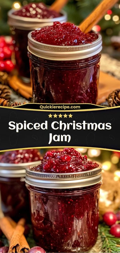 This spiced Christmas jam is sweet, festive, and perfect for holiday gifting. Packed with warming spices and fruit, it’s the ultimate holiday spread for breakfast or dessert. Ingredients: 2 cups mixed berries 1 tbsp cinnamon 1 tsp ground cloves 3 cups sugar Homemade Spiced Christmas Jam, Spicy Christmas Jam, Spiced Cranberry Jam, Christmas Jam Crockpot, Christmas Spice Jam, Cranberry Christmas Jam, Christmas Jam No Pectin, Christmas Jelly Recipe, Easy Christmas Jam