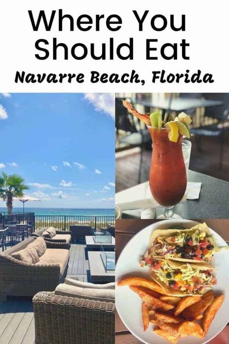 Where to Eat in Navarre Beach | Florida | Travel Guide Beach House Bar, Navarre Beach Florida, Big Front Porches, Florida Travel Guide, Navarre Beach, Breakfast Places, Florida Life, Florida Trip, Beach Towns