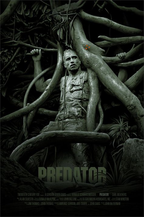 Predator 1987, Dragonriders Of Pern, Predator Movie, Year Of The Monkey, The Predator, Screen Print Poster, Alien Vs Predator, Alien Art, Alternative Movie Posters