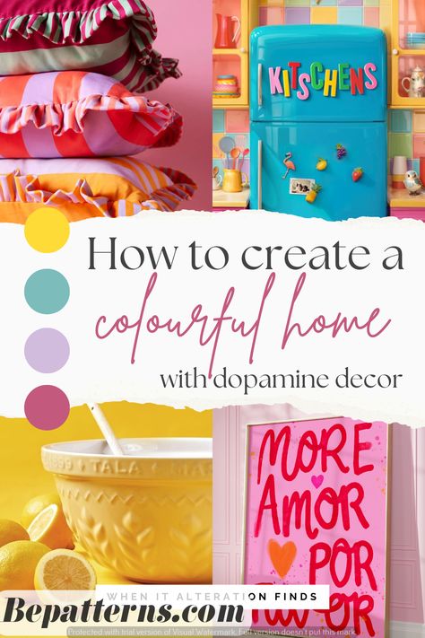 Home Decoration Accessories | Beginner-Friendly Tips Colourful Accessories Home, Maximalist Decor On A Budget, Bright Kitchen Accessories, Vibrant Minimalist Decor, Quirky House Interiors, Dopamine House Decor, Fun Colorful Home Decor, Colourful Kitchen Decor, Fun Room Decor Ideas