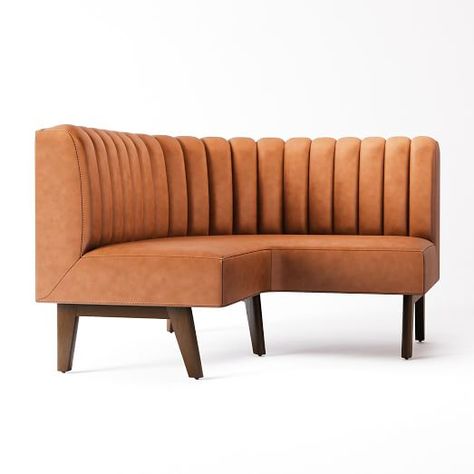 BANQUETTE | West Elm Corner Banquette Seating, Curved Banquette Seating, Restaurant Banquette, Curved Banquette, Dining Room Banquette, Leather Banquette, Booth Seat, Dining Booth, Banquette Seating In Kitchen