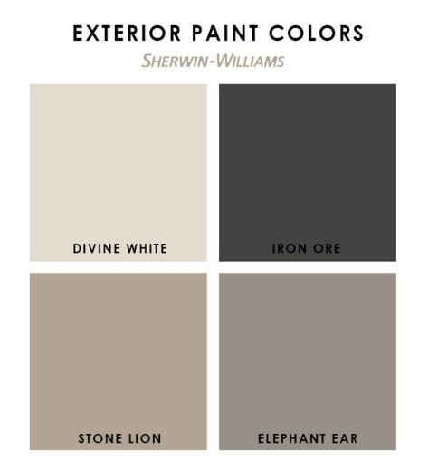 2023 House Paint Colors Exterior, Iron Ore Coordinating Colors Exterior, Dark Beige Exterior House Colors, Ivory House Exterior Color Schemes, Taupe And Black House Paint Combinations Exterior Colors, Stucco Homes Exterior Colors Modern, Exterior House Colors Griege, Exterior House Paint Color Combinations Dark Trim Black Windows, Taupe House Exterior White Trim