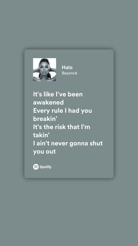 Halo Beyonce Lyrics, Halo Beyonce, Beyonce Lyrics, Wall Of Fame, Spotify Lyrics, Never Gonna, Music Lyrics, Reaction Pictures, Beyonce