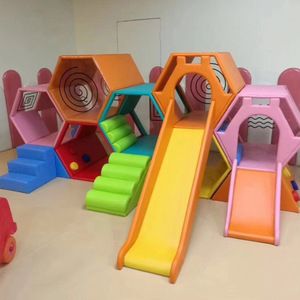 Source honeycomb maze indoor soft slide playground kids soft play equipment on m.alibaba.com Diy Soft Play Equipment, Indoor Soft Play Area, Dog Indoor Play Area, Diy Soft Play Area, Indoor Playground Diy, Sensory Kids Room, Slide Playground, Diy Kids Playground, Soft Play Centre