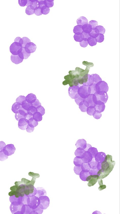 Wallpaper Buah Aesthetic, Custom Phone Cases Diy, Grape Wallpaper, Grape Drawing, Color Uva, Light Purple Wallpaper, Grape Pattern, Abstract Wallpaper Backgrounds, Fruit Wallpaper