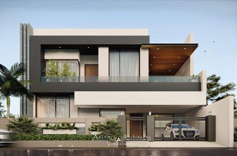 Modern Bungalow Exterior, 2 Storey House Design, House Outer Design, Small House Elevation, Contemporary House Exterior, Small House Design Exterior, Best Modern House Design, Small House Elevation Design, Modern Villa Design