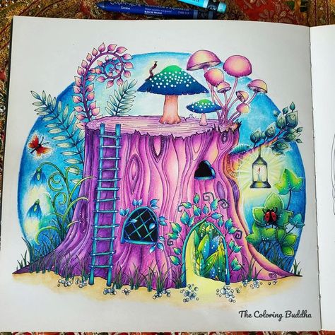 Enchanted Forest Johanna Basford, Enchanted Forest Coloring Book Johanna Basford, Enchanted Forest Book, Johanna Basford Books, Forest Coloring Book, Basford Enchanted Forest, Forest Coloring, Enchanted Forest Coloring Book, Joanna Basford Coloring