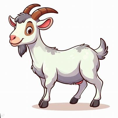 single goat cartoon clipart images - Pencipta Imej daripada Microsoft Designer Goat Cartoon Image, Goat Illustration Cute, Goat Animated, Goat Animation, Cute Goat Cartoon, Elephant Cartoon Images, Goat Images, Goat Image, Male Goat