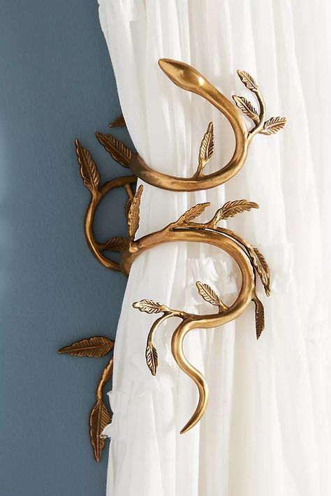 Unique Curtains, Drapes & Window Coverings | Anthropologie Interior Design Per La Casa, Dark Home, Organic Forms, Home Aesthetic, Dream House Decor, My New Room, Wooden Doors, Dream Home Design, Decoration Design