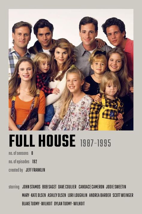 Full House Television Show Poster Full House Poster, Full House Show, Tv Show Posters, Scott Weinger, Full House Tv Show, Steve Urkel, Room Collage, Bob Saget, Jodie Sweetin