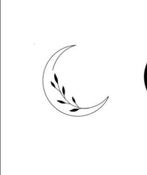 Crescent Moon Tattoo, Book Binding Diy, Doodle Tattoo, Artistic Pictures, Classy Tattoos, Spine Tattoo, Moon Face, Matching Tattoos, Tattoo Inspo