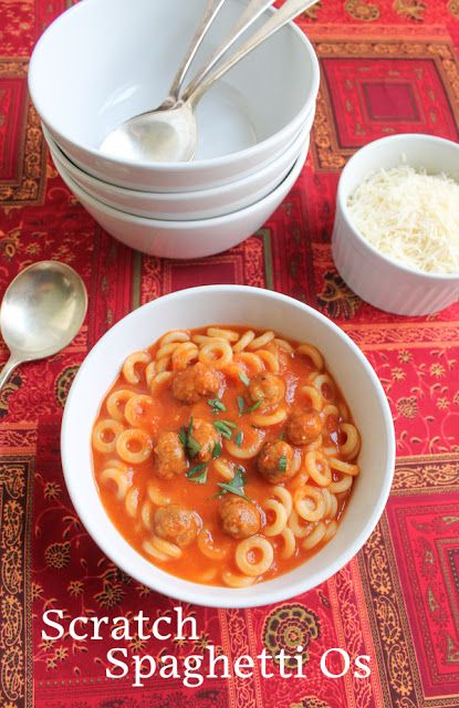 Food Lust People Love: With tiny Italian sausage meatballs and anelli pasta in a rich tomato sauce, these scratch Spaghetti Os are so much better than what you can buy in the can! Spaghetti Os, Italian Sausage Meatballs, Sausage Meatballs, Sausage Spaghetti, Simple Pasta, Homemade Spaghetti, Hot Italian Sausage, Sausage And Peppers, Pasta Lover