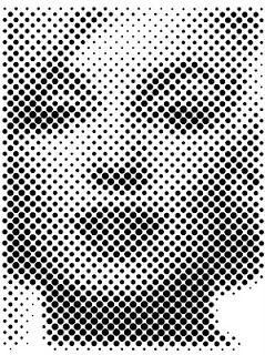 Halftone Art, Poster Grafico, Draw Tutorial, Halftone Pattern, Art Optical, Halftone Dots, Optical Illusions Art, Illusion Art, Dotted Line