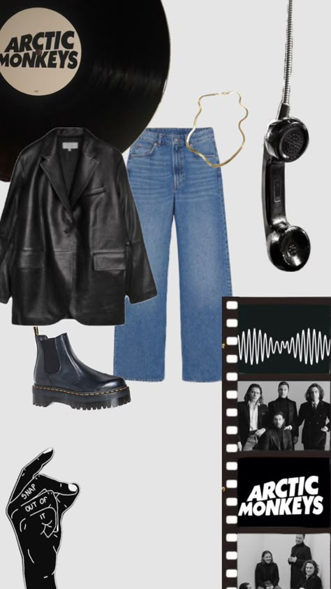 Outfits To Wear To Arctic Monkeys Concert, Concert Outfit Artic Monkeys, Tears For Fears Concert Outfit, Arctic Monkeys Style Fashion, Arctic Monkeys Concert Outfit Plus Size, Artic Monkeys Inspired Outfits, Arctic Monkeys Fit, Artic Monkey Outfit, Artic Monkeys Concert Outfit Ideas