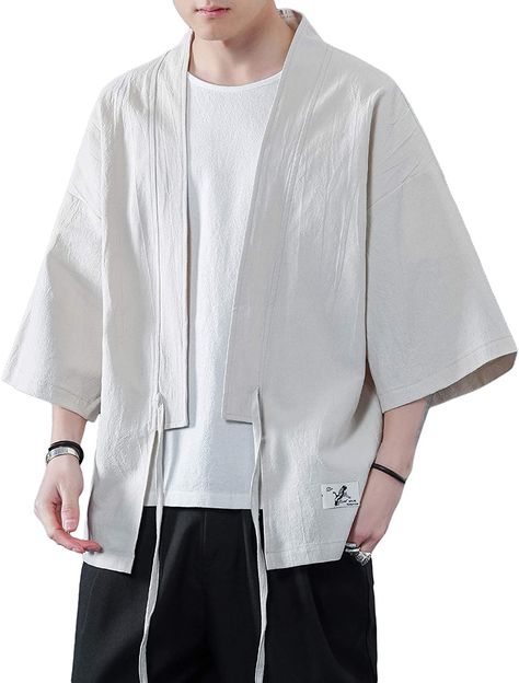 Meditation Clothes, Meditation Outfit, Male Kimono, Deep Breaths, Kimono Coat, Fitness Wear Outfits, Loose Clothing, Dress Appropriately, Loose Outfit