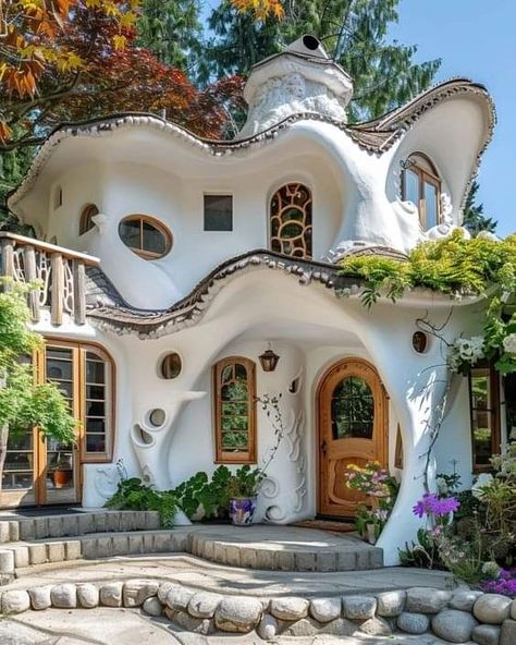 Extraordinary Architecture, Cob House Plans, Casa Hobbit, Earth House, Crazy Houses, Earthship Home, Awesome Architecture, Adobe House, Unusual Homes