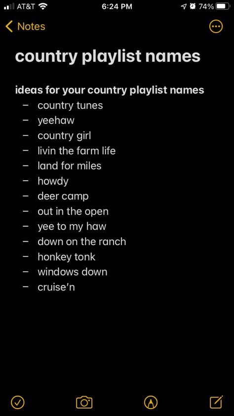 i feel like i can never find good names for my country playlists so here are some ideas if needed :) Playlist Cover Throwback, Name For Country Playlist, Old Country Aesthetic Playlist Cover, Playlist Names Throwback, Albums Names Ideas, Cute Country Playlist Names, Names For Country Playlist, Music Album Names Ideas, Good Country Songs Playlists