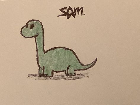 Dinosaurs Cute Drawing, Dinosaur Drawing Aesthetic, Dinosaur Sketch Cute, The Good Dinosaur Drawing, Cute Little Doodles Aesthetic, Small Drawings Aesthetic, Little Dinosaur Drawing, Dino Drawing Simple, Dinosaurs Sketch