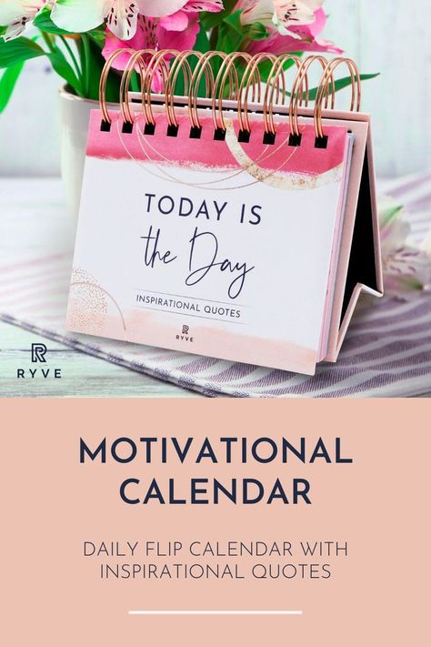 This inspirational daily calendar provides you with positive quotes every day. Packed with thoughtfully curated daily inspirational quotes, positive affirmations and self reflection questions, this motivational desk calendar acts as your personal women’s empowerment book. Desk Calendar Ideas, Self Reflection Questions, Desk Calendar Stand, Motivational Calendar, Art Setup, Motivational Desk, Women Office Decor, Desk Calendar Planner, Women Desk