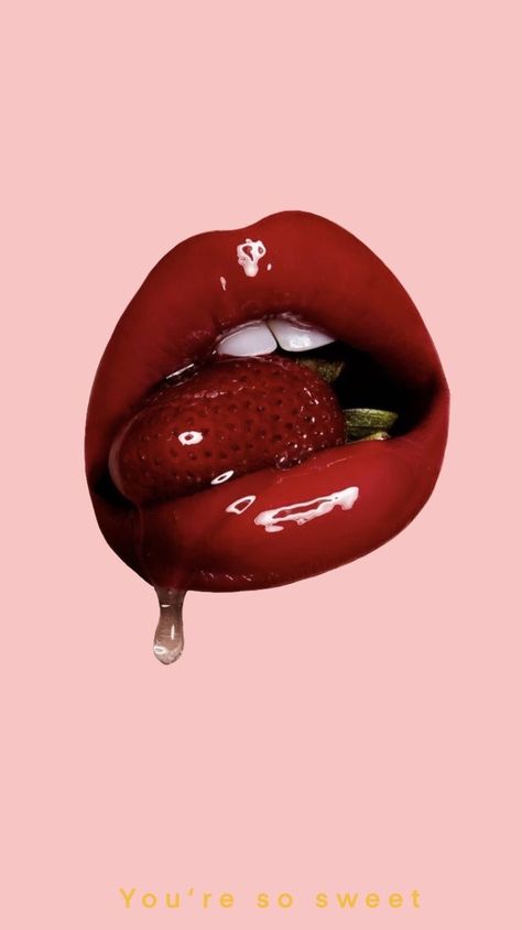 Lip Aesthetic Wallpaper, Red Lip Wallpaper, Lips Aesthetic Wallpaper, Lip Aesthetic, Lips Wallpaper, Lip Wallpaper, Jelly Wallpaper, Fashion Crochet, Mood Wallpaper