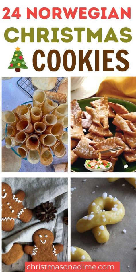 Norwegian Goro Cookies, Norwegian Kringla Cookies, Norwegian Christmas Baking, Scandinavian Christmas Cookies Recipes, Norwegian Baked Goods, Forgotten Christmas Cookies, Norwegian Almond Cookies, Norwegian Baking Recipes, Ethnic Christmas Cookies