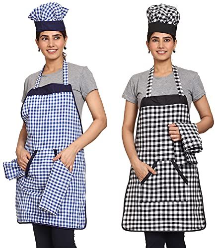 JMi Pure Cotton Check Design Waterproof Apron with Chef cap and Kitchen Napkin Front Pocket for Kitchen, Cooking, Dusting, Home. Check more at https://productsoffer.in/jmi-pure-cotton-check-design-waterproof-apron-with-chef-cap-and-kitchen-napkin-front-pocket-for-kitchen-cooking-dusting-home/ Waterproof Apron, Chef Cap, Check Design, Cheque Design, Kitchen Cooking, Front Pocket, Pure Cotton, Apron, Napkins