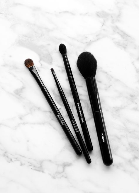 Chanel Makeup Brushes New Design Aesthetic Makeup Brushes, Makeup Brushes Aesthetic, Lucky Nails, Chanel Makeup Brushes, Chanel Brushes, Large Glass Jars, Alat Makeup, Blending Eyeshadow, Chanel Perfume