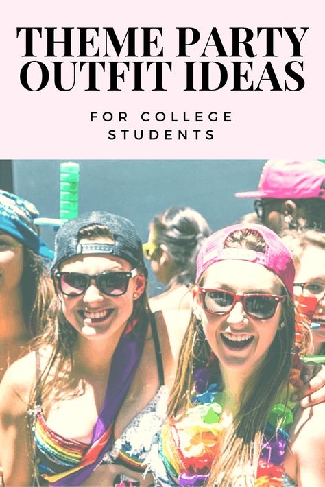 College Theme Party Outfit Ideas Theme Party Outfit Ideas, Frat Party Themes, Outfit Ideas For College, College Theme, College Outfits Cold Weather, House Party Outfit, Party Style Outfit, College Outfits Party, Thema Party