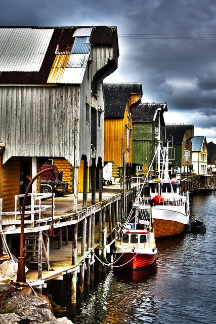 An old fishing village in the north of Norway. Norway Fishing Village, Travel Norway, Beautiful Norway, Fishing Photography, Scandinavian Countries, Nordic Countries, Norway Travel, Fishing Villages, Coastal Towns