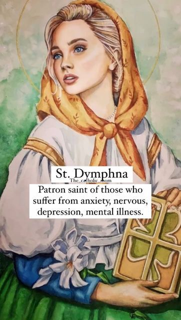 🇻🇦🌷Ave Maria🌷🇻🇦 on Instagram: "I do not owe this artwork of Saint Dymphna all Credit to its owner @amyheyseart beautiful work! ❤️  ~A prayer to St. Dymphna~  Good Saint Dymphna, great wonder-worker in every affliction of mind and body, I humbly implore your powerful intercession with Jesus through Mary, the  Health of the Sick, in my present need. (Mention it.)   Saint Dymphna, martyr of purity, patroness of those who suffer with nervous and mental afflictions, beloved child of Jesus and Mary, pray to Them for me and obtain my request.  (Pray one Our Father, one Hail Mary and one Glory Be.)  Saint Dymphna, Virgin and Martyr, pray for us.  #catholic #saint #catholicsaints #catholicism #catholicchurch #catholicprayer #stdymphna #prayer #catholiclife #catholicsofinstagram #catholiccommu St Dymphna Art, Saint Dymphna Tattoo, Saint Dymphna, Greek Orthodox Christian, Prayers Of The Saints, Byzantine Catholic, St Dymphna, Glory Be, Catholic Saint