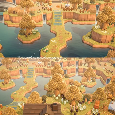 Acnh Land Bridge, Cottagecore Animal Crossing, Bear Island, Acnh Cottagecore, Ac New Leaf, Animal Crossing Funny, Enchanted Island, Animal Crossing Guide, Animal Crossing Wild World