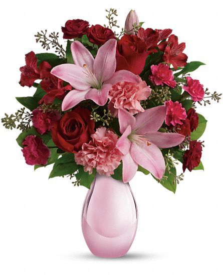 Teleflora's Roses and Pearls Bouquet Flowers, Teleflora's Roses and Pearls Flower Bouquet - Teleflora.com Roses And Pearls, Pearl Bouquet, Thanksgiving Flowers, Get Well Flowers, Romantic Bouquet, Online Florist, Anniversary Flowers, Flowers Arrangements, Valentines Flowers