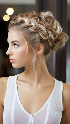 Scandinavian Braids, Easy 1920s Hairstyles, 1920s Hairstyles For Long Hair, Braided Crown Updo, Hairstyle By Time Period, Double Crown Hairstyles, Asymmetrical Cut Hairstyles, Styles For Black Hair, Dutch Braid Crown