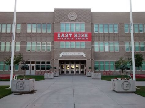 East High School, American High School, High Schools, School Building, Salt Lake City Utah, High School Musical, New York Jets, American Dream, Year Anniversary