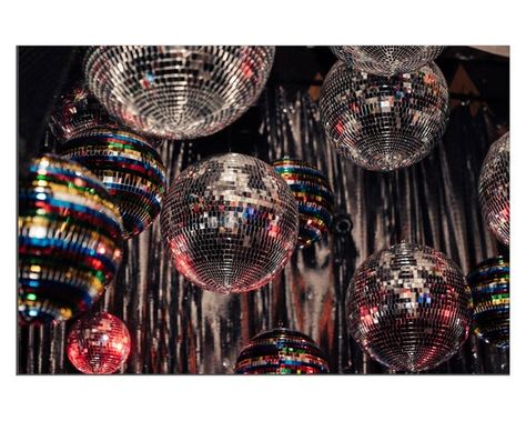 Disco Ball Dance Fever Retro Handcrafted Giclée Wall Décor Art | Etsy 1970s Disco Aesthetic, Best Party Songs, Disco Aesthetic, 1970s Disco, Ball Aesthetic, Adult Party Themes, Party Songs, Karaoke Party, Dancing Aesthetic