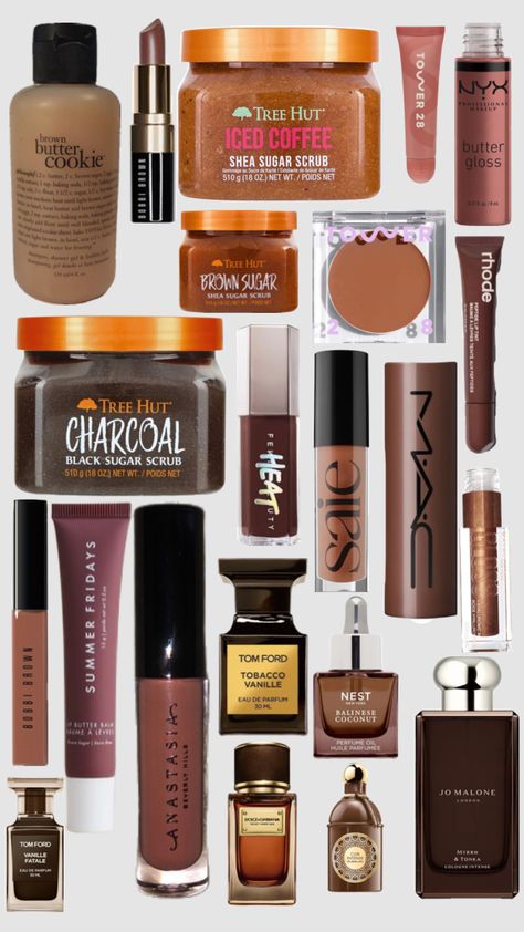 #brown#makeup#bodycare#perfume#skincare Sugar Perfume, Brown Girls Makeup, Brown Makeup, Shower Routine, Future Lifestyle, Brown Girl, Beauty Collection, Girl Body, Girls Makeup