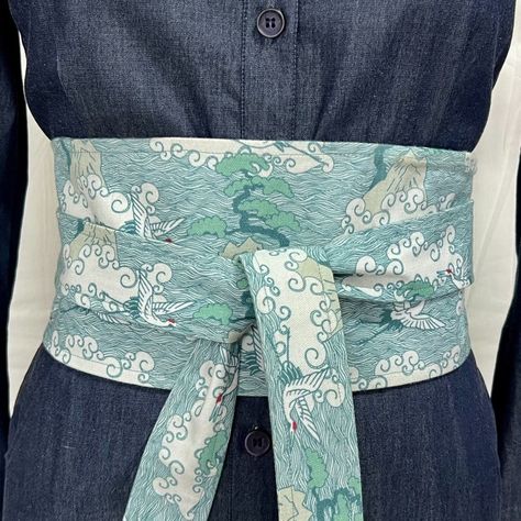 Obi Belt for Women, Printed Waist Corset, Kimono Wide Wrap Tie, Wrap Around Dress Belt, Cinched Waist, Long Belt With Hidden Pocket - Etsy UK Obi Belt Pattern, Diy Belt For Dresses, Waist Corset, Wrap Around Dress, Belt For Women, Obi Belt, Linen Tank, Wrap Belt, Tie Wrap