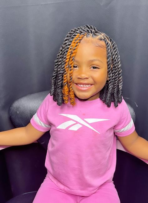 Kids Two Strand Twist Hairstyles, Side Braids For Kids, African American Kids Hairstyles, Baby Girl Hairstyles Curly, Black Kids Braids Hairstyles, Cute Toddler Hairstyles, Kids Braids, Lil Girl Hairstyles, Braided Hairstyles For Black Women Cornrows