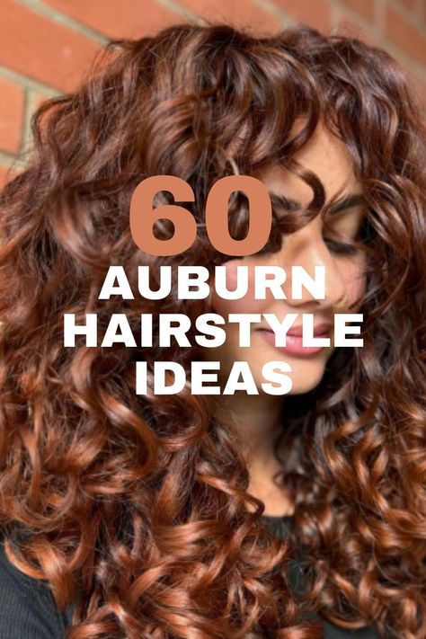 Long, voluminous curly hair with rich auburn color, styled for a vibrant and textured look. Curly Auburn Hair, Auburn Curls, Auburn Hairstyles, Honey Highlights, Auburn Highlights, Textured Lob, Copper Balayage, Light Auburn, Black Roots