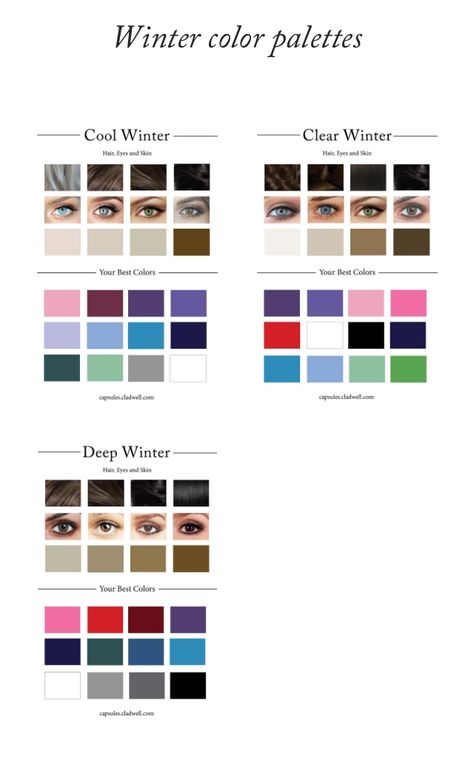 Best Neutrals For Deep Winter, Which Winter Type Am I, Cool Winter Makeup Looks, Clear Winter Palette, True Winter Palette, True Winter Color Palette, Winter Skin Tone, Cool Winter Color Palette, Deep Winter Palette