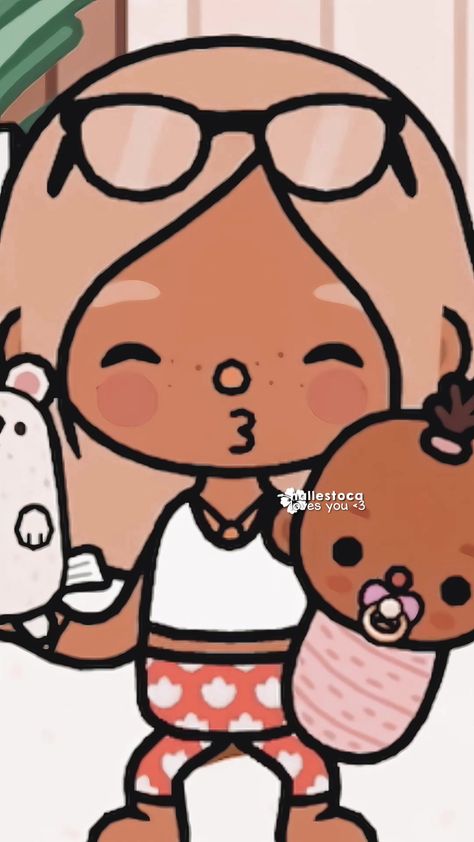 Halle Toca Boca, Toca Boca Mom Ideas, Cute Toca Boca Characters, Toca Boca Characters Ideas, Toca Characters, Toca Life World Aesthetic Pfp, Mom Characters, Toca Ideas, Friendship Wallpaper