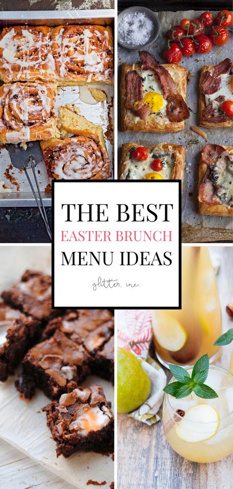 Can you believe it's already time to start planning your Easter brunch menu? These Easter Brunch recipes for a crowd will quickly become yearly favorites. From eggs to cinnamon rolls, appetizers and more, this post is sure to help you plan the Easter brunch of your dreams! Brunch Recipes For A Crowd, Brunch Ideas For A Crowd, Easter Brunch Ideas, Easter Brunch Recipes, Recipes For A Crowd, Ham And Cheese Quiche, Easter Brunch Menu, Bojon Gourmet, Bacon Eggs Breakfast